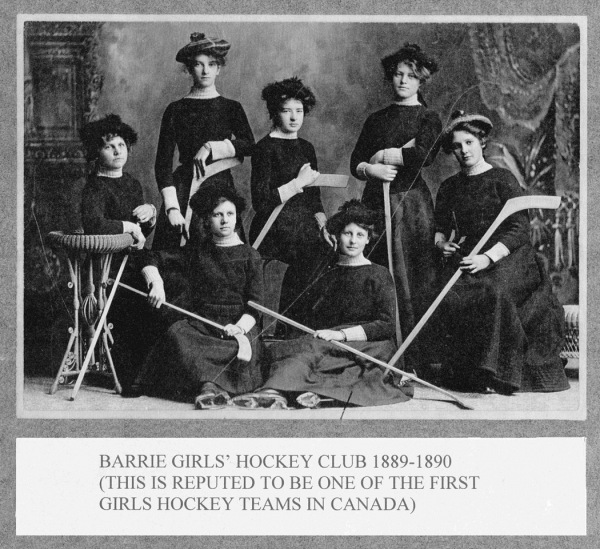 1889-1890 Barrie Girls Hockey Club